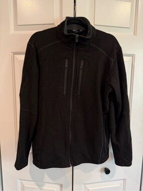 Kuhl Men’s Black Full-Zip Fleece Jacket